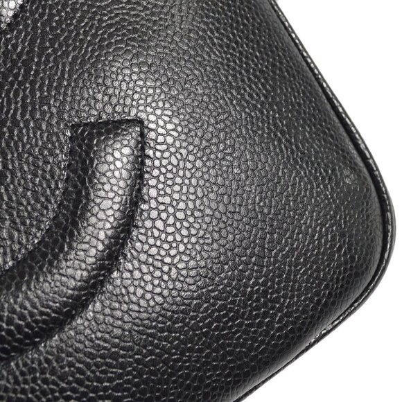 Chanel Black Calfskin Timeless Lunch Box Vanity 24 2way Handbag 48707 - Picture 10 of 13